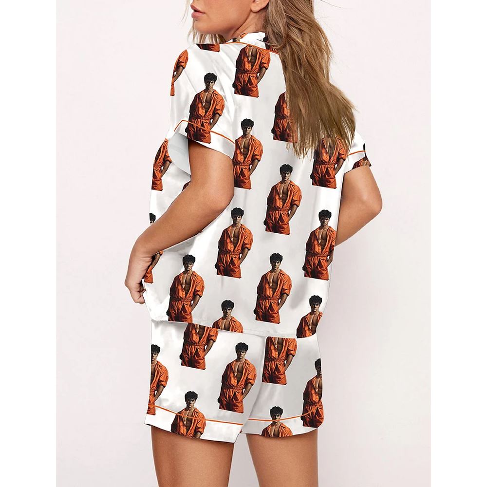 Luigi Mangione Print Pajama Set - Image 2