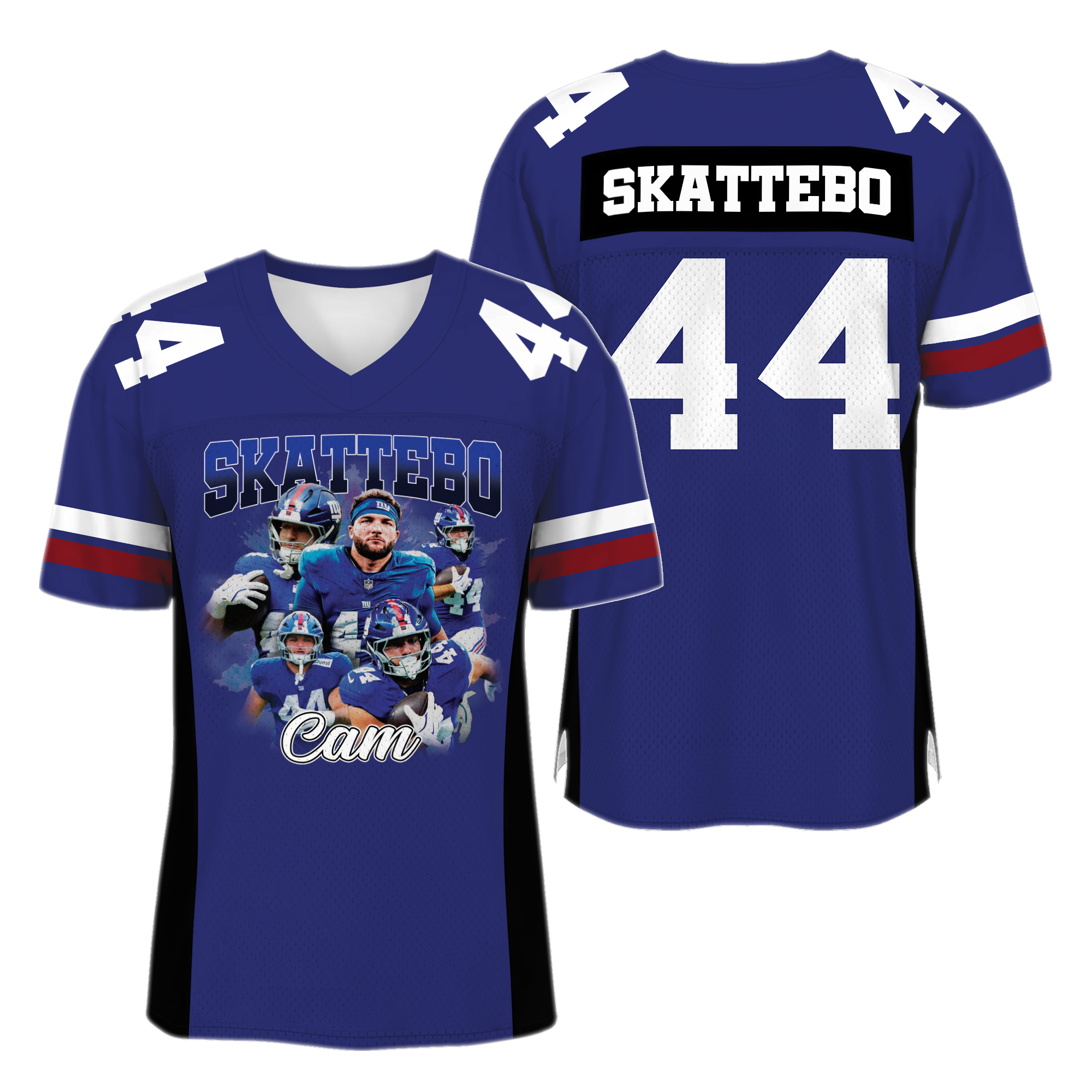 Cam Skattebo Football Jersey, New York Game Day Football Jersey