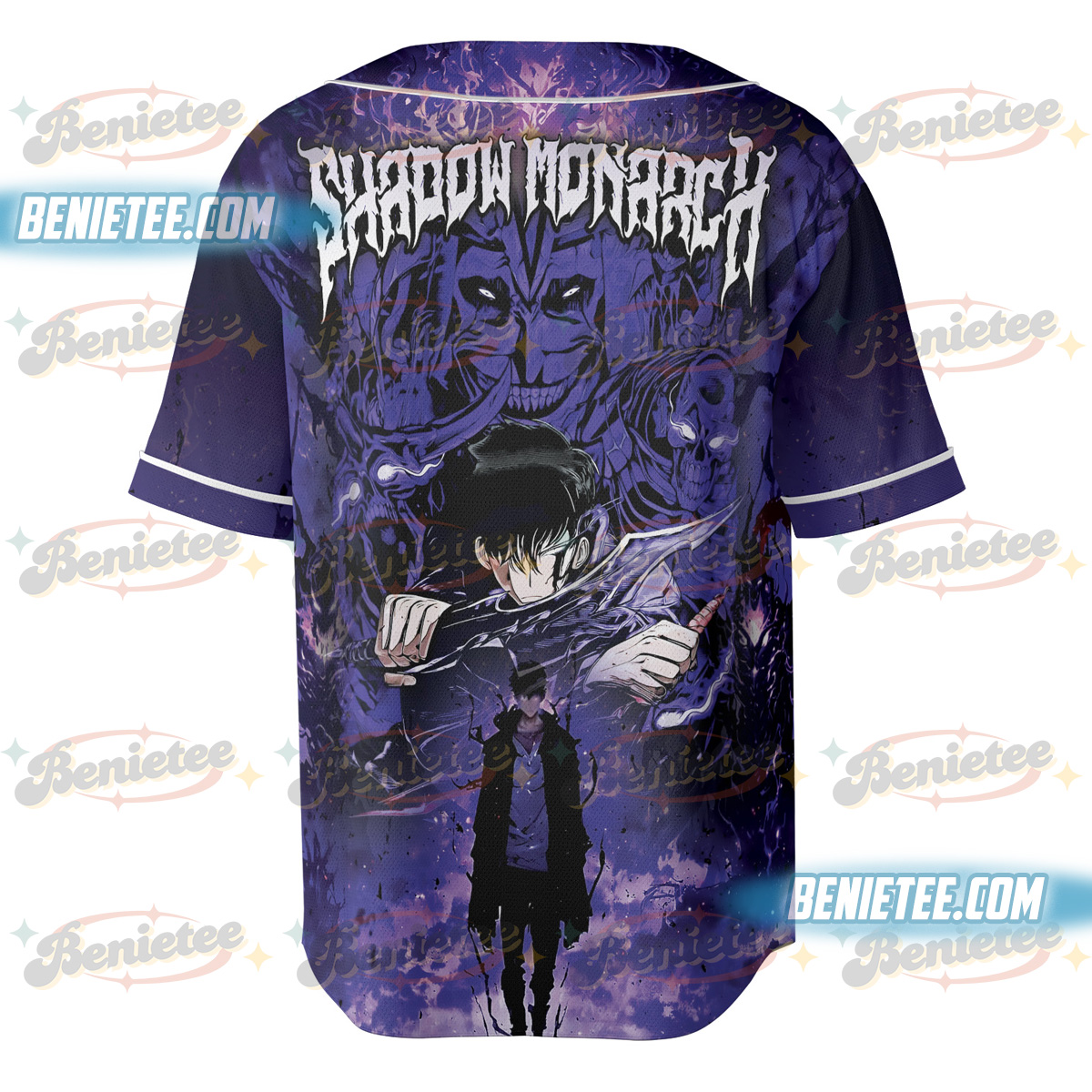 Wholesale Men's Baseball Jersey Funny Anime Shirt Solo Leveling - Image 3