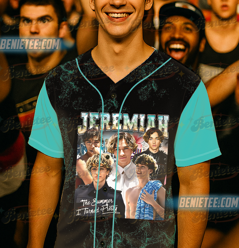 Team Jeremiah Tshirt The Summer I Turned Pretty Merch Fashion Short Sleeve Tops 90S Vintage Jersey - Image 4