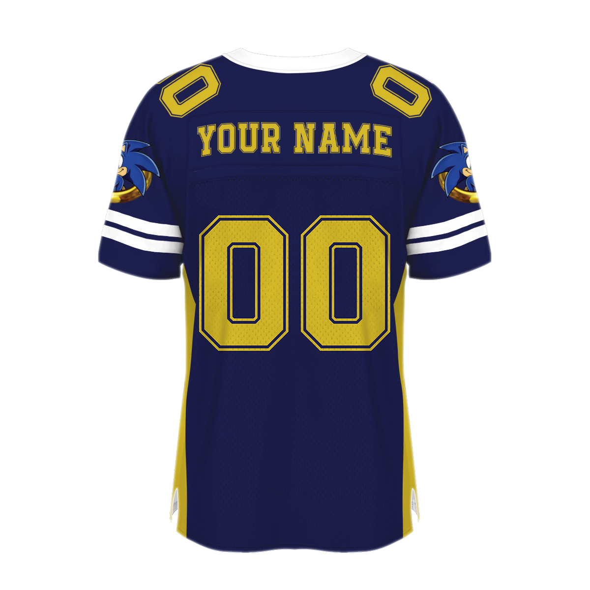 Customized Sonic 3 The Hedgehog Cartoon Movie Football Jersey, Sonic 3 And Friends Football Jersey, Jersey For Kids - Image 3