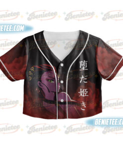 Alternative view of DAKI DEMON SLAYER ANIME Baseball Jersey