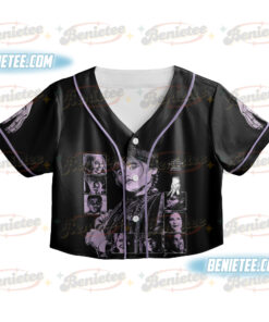 Alternative view of Wednesday 2025 TV Series Jersey, Wednesday Addams Family TV Baseball Jersey