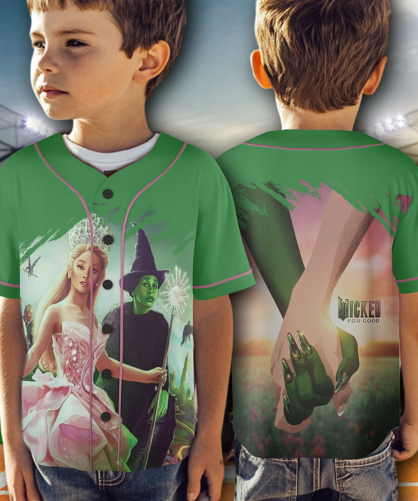 Alternative view of "WICKED FOR GOOD (2025)" Baseball Jersey, New Movie Jersey