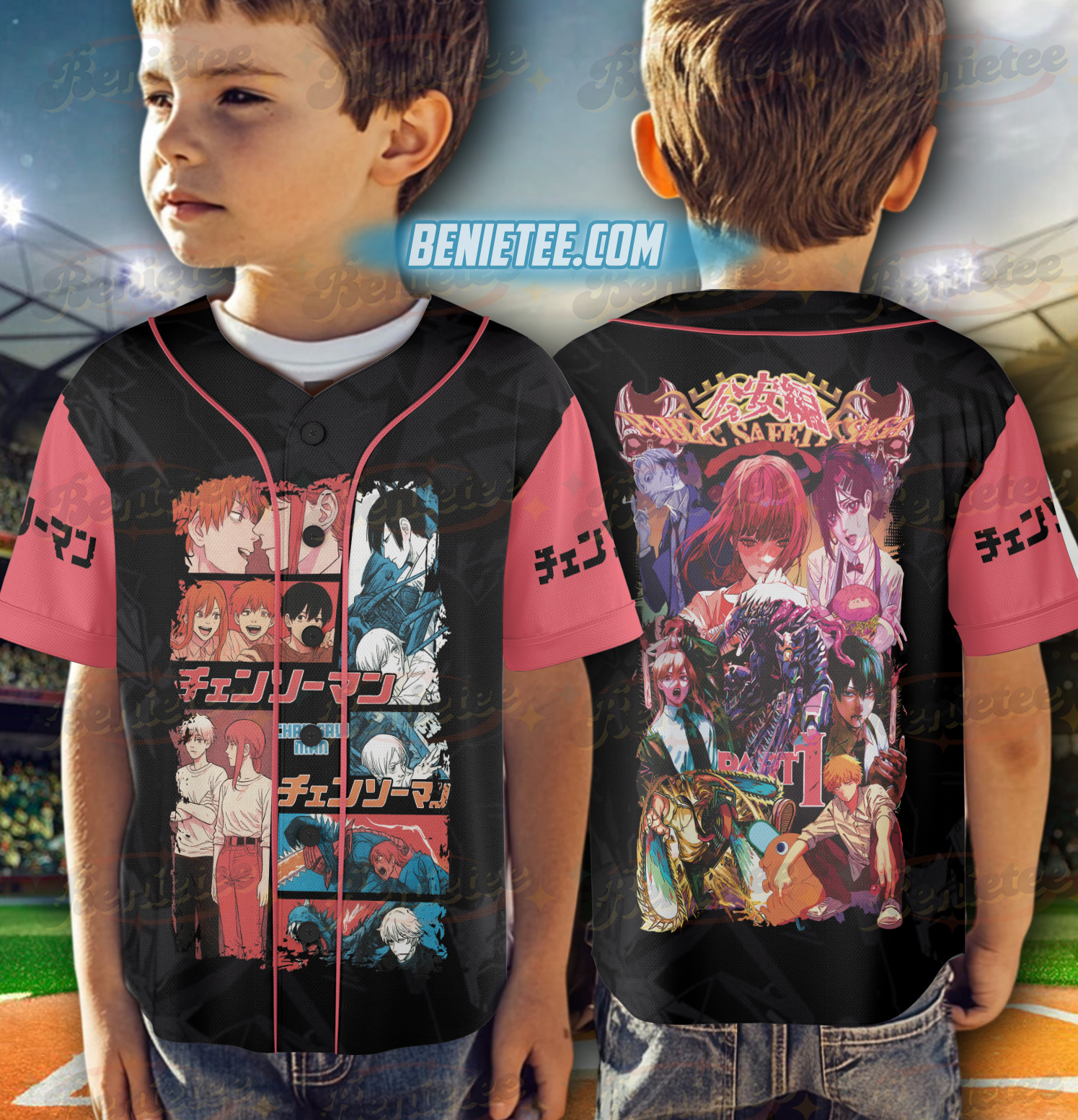 Chainsaw Man Part 1 Streetwear Jersey, Anime Jersey - Image 6