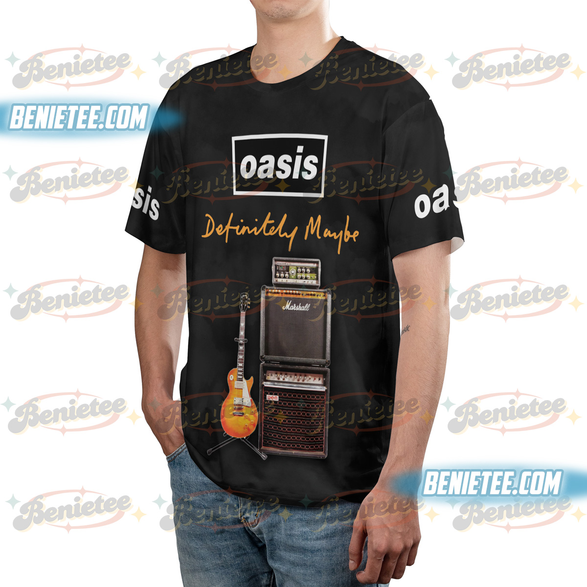Oasis Stage Graphic Baseball Jersey - Image 4