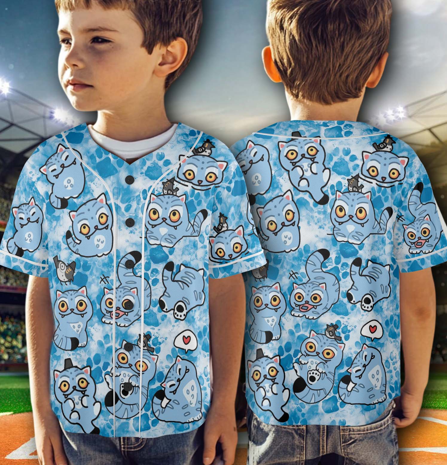 Demon Hunter Tiger Jersey, Derpy the Tiger And Bird Demon Hunter Tiger Tee, Hunters Tiger fan, Kpop Saja Boys Baseball Jersey - Image 6