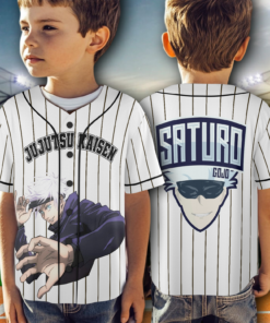 Alternative view of Anime Gojo Satoru Shirt Jersey