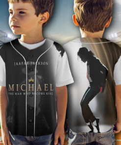 Alternative view of Movie Mich.ael Jack.son 1958-2025 The Man Who Become King Jersey