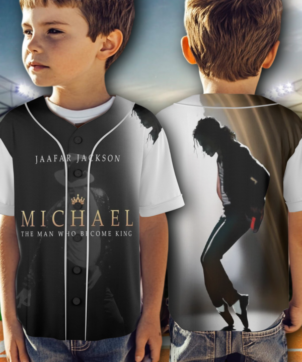 Alternative view of Movie Mich.ael Jack.son 1958-2025 The Man Who Become King Jersey