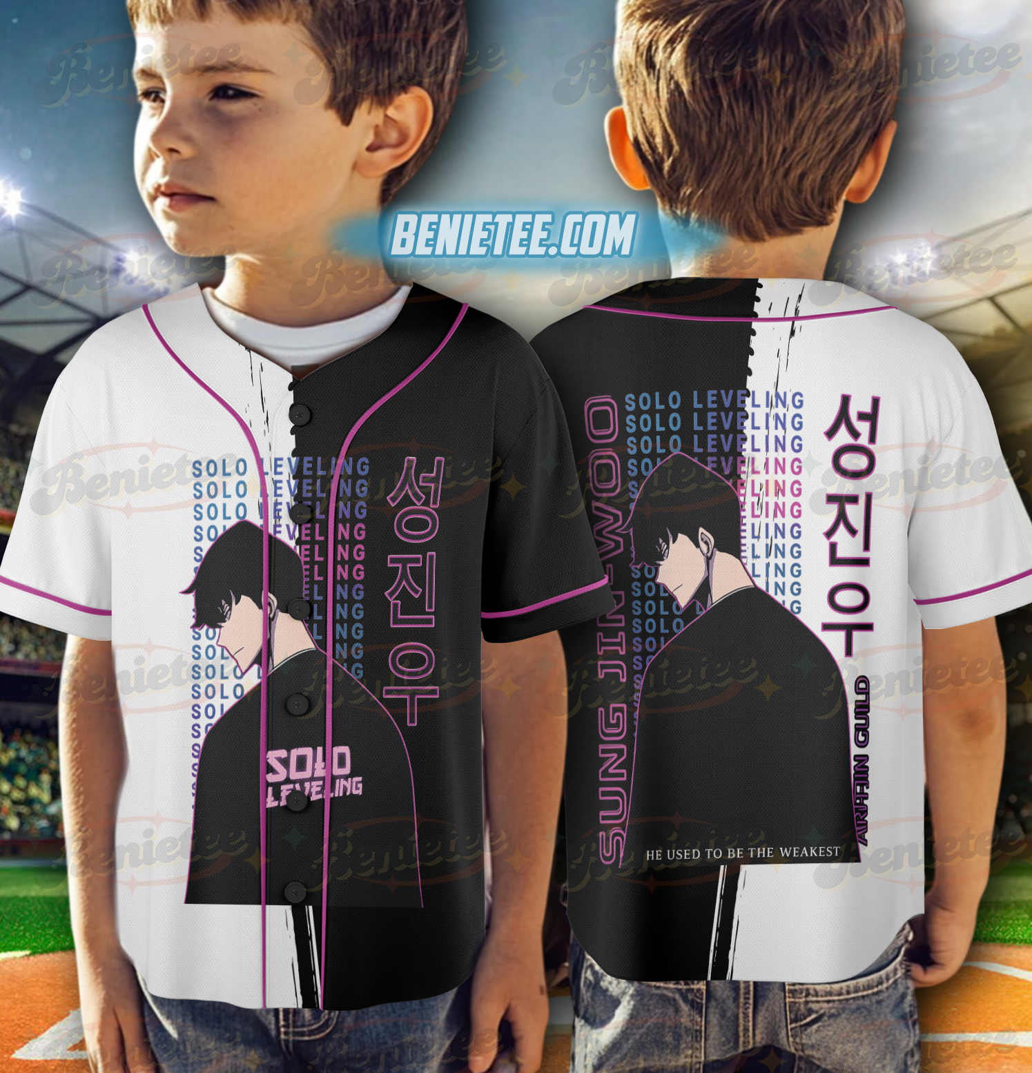 Sung Jinwoo Jersey, Thomas Andre, Statue of God, Solo, Leveling, anime shirt, anime gift, anime Jersey - Image 6