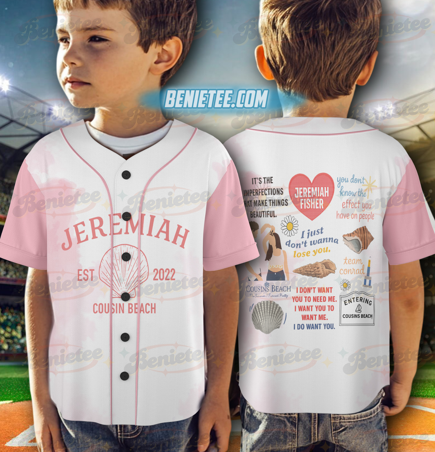 Cousins Beach Jersey Tsitp, The Summer Baseball Jersey, Team Conrad Team Belly Team Jeremiah, East Coast Beach Shirt - Image 6