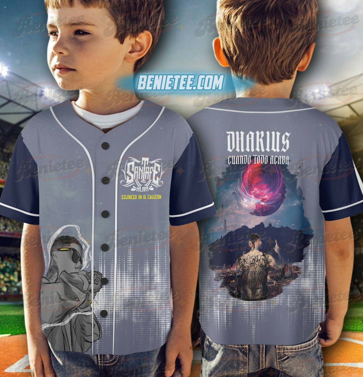 Santa Fe Klan merch Jersey, 473 Jersey, Music Tour 2025, Mexico Concept, - Image 6