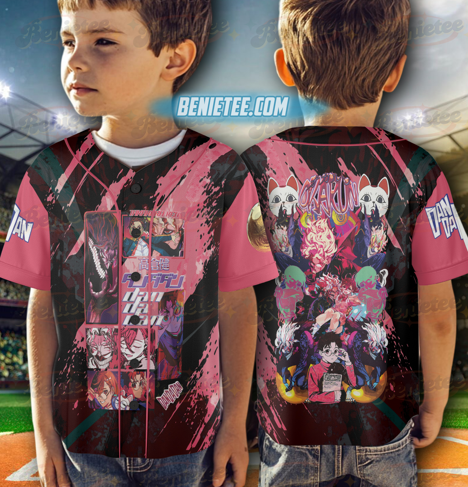 Okarun Dandadan Streetwear Jersey, Anime Baseball Jersey - Image 6