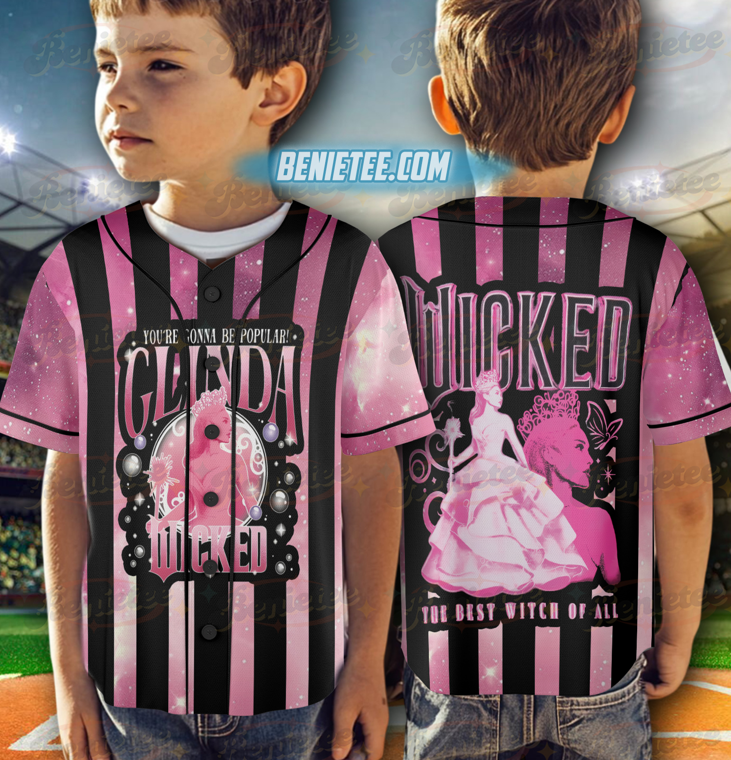 Wicked Glinda Best Witch Relaxed Fit Jersey - Image 6