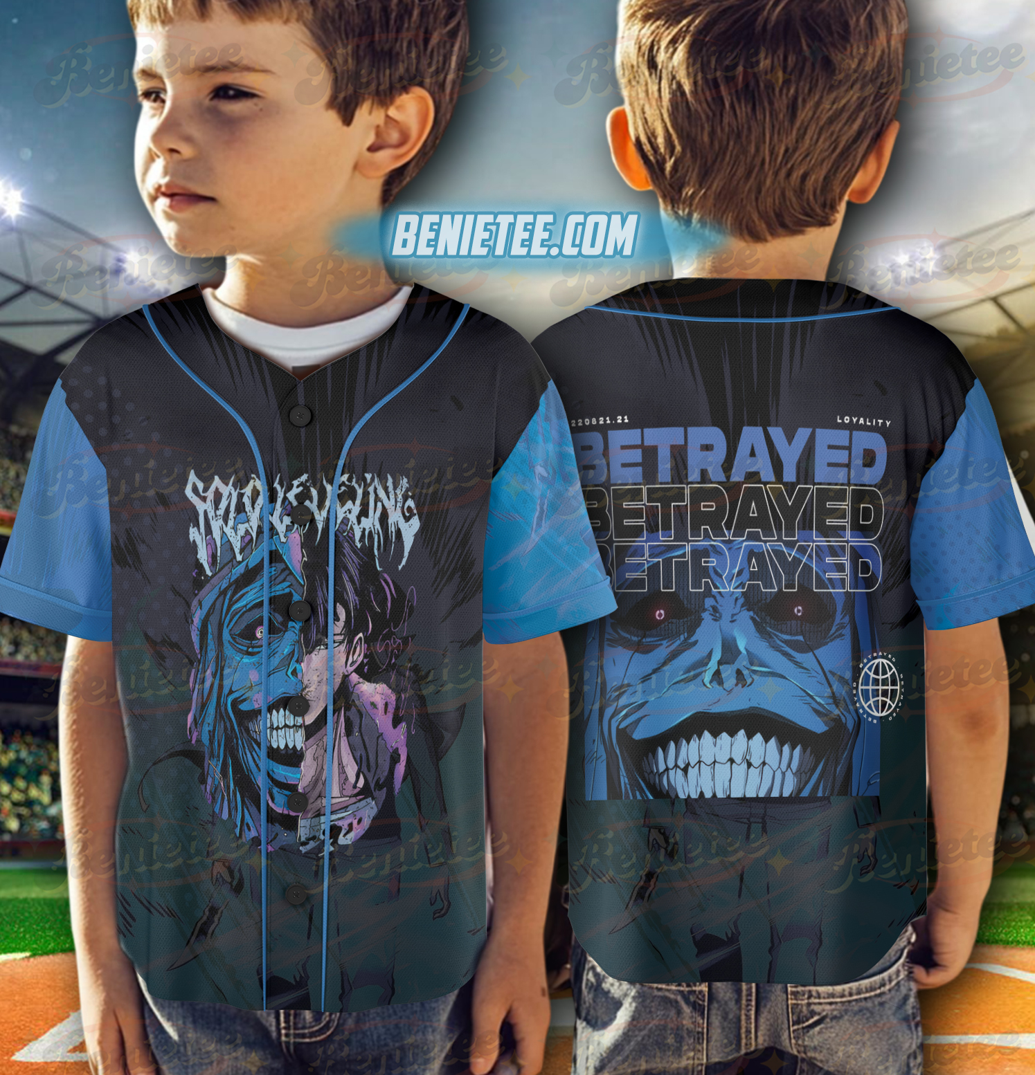 Solo Leveling T-shirts Jin Woo Sung Jersey Cotton Baseball Jersey - Image 6