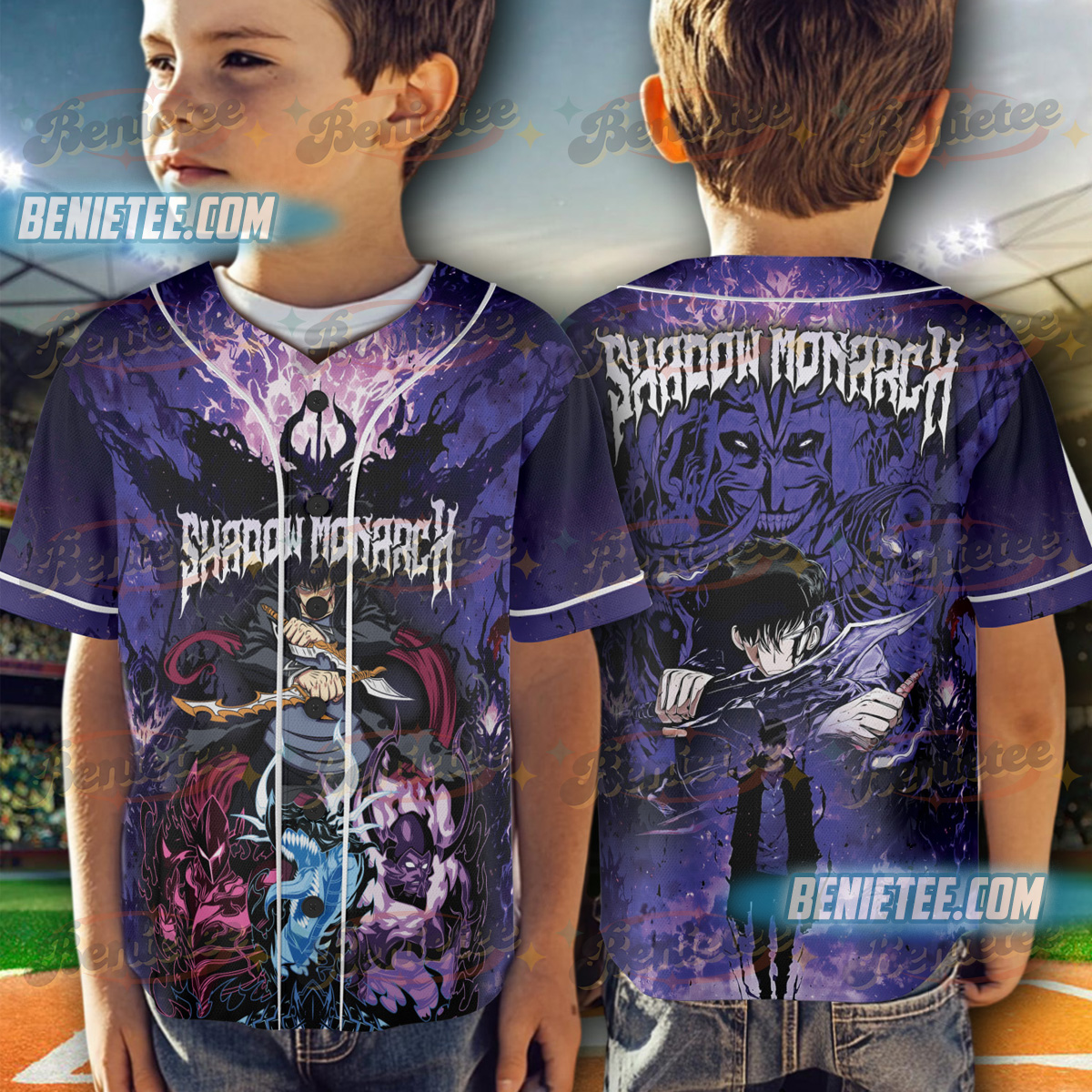 Wholesale Men's Baseball Jersey Funny Anime Shirt Solo Leveling - Image 5