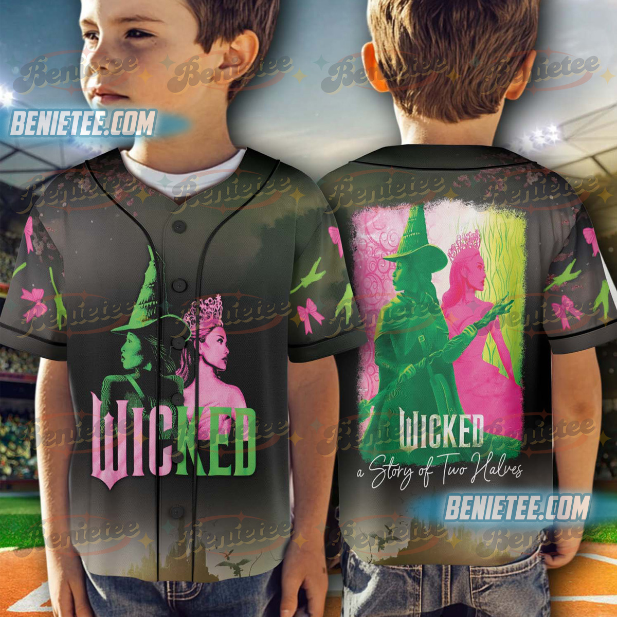 Wicked Part Two Wicked For Good Baseball Jersey - Image 2