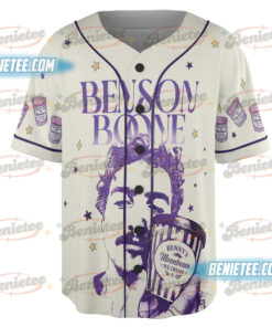 Alternative view of Benson Boone Moonbeam Ice Cream Baseball Jersey, America Heart Tour shirt, Tour Album 2025 Concert Jersey
