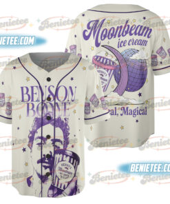 Benson Boone Moonbeam Ice Cream Baseball Jersey, America Heart Tour shirt, Tour Album 2025 Concert Jersey
