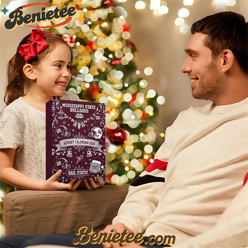 Mississippi State Bulldogs football Premium Advent Calendar 2025 CHRISTMAS GIFT, CHRISTMAS IDEA, Christmas Countdown Advent Calendar Gift Box with 24 Acrylic Ornaments - Image 4