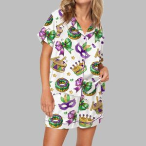Mardi Gras Coquette Pajama Set For Women