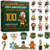 Miami Hurricanes Advent Calendar 2025, Christmas Countdown Advent Calendar Gift Box with 24 Acrylic Ornaments