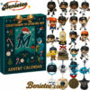 Miami Marlins Advent Calendar 2025 32th Anniversary Christmas Gift, Christmas Idea, Christmas Countdown Advent Calendar Gift Box with 24 Acrylic Ornaments