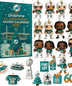 Miami Dolphins 60th Anniversary Advent Calendar 2025