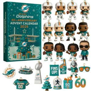 Miami Dolphins 60th Anniversary Advent Calendar 2025