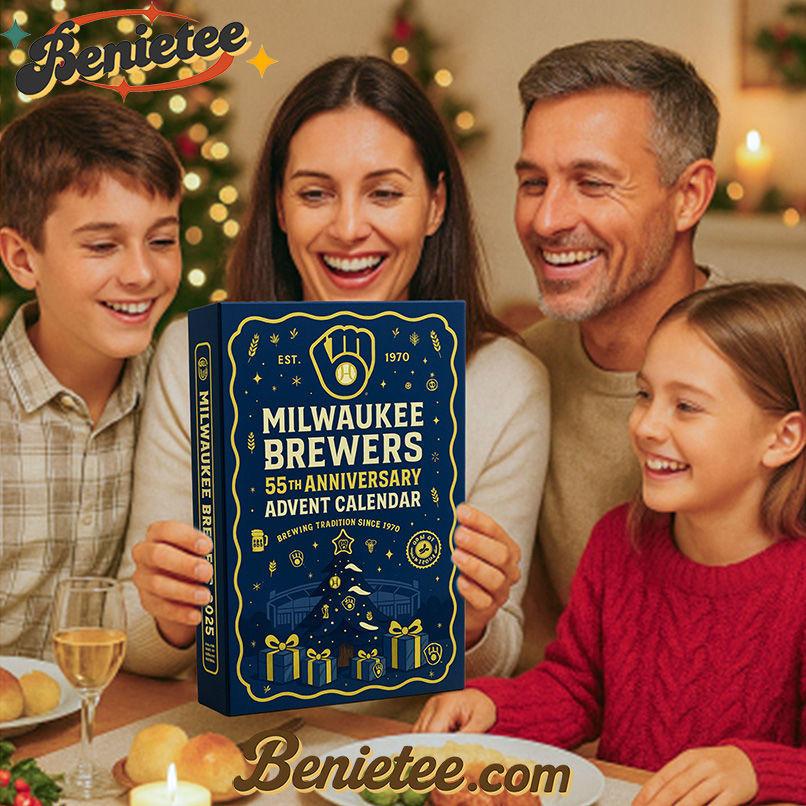 Milwaukee Brewers 55th Anniversary Advent Calendar 2025 Christmas Gift, Christmas Idea, Christmas Countdown Advent Calendar Gift Box with 24 Acrylic Ornaments - Image 3