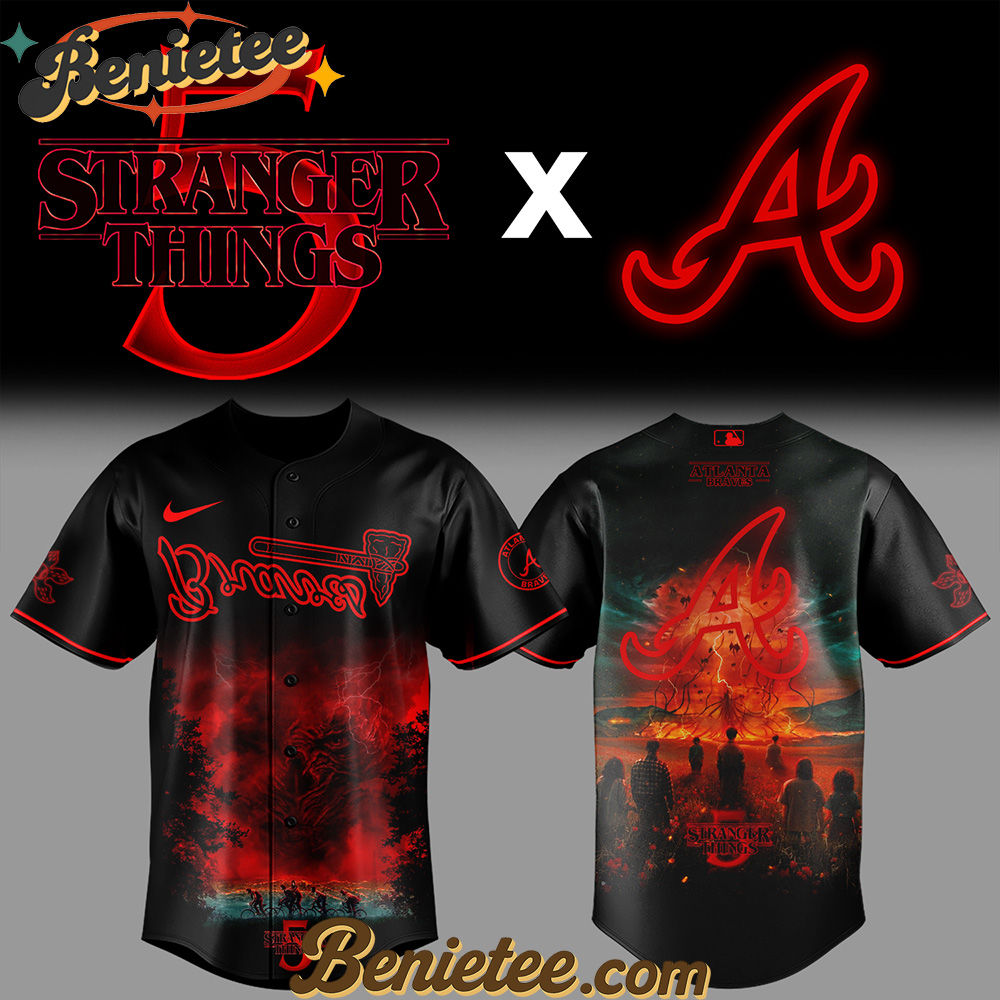All Team MLB x Stranger Things Tentacles Baseball Jersey - Image 3