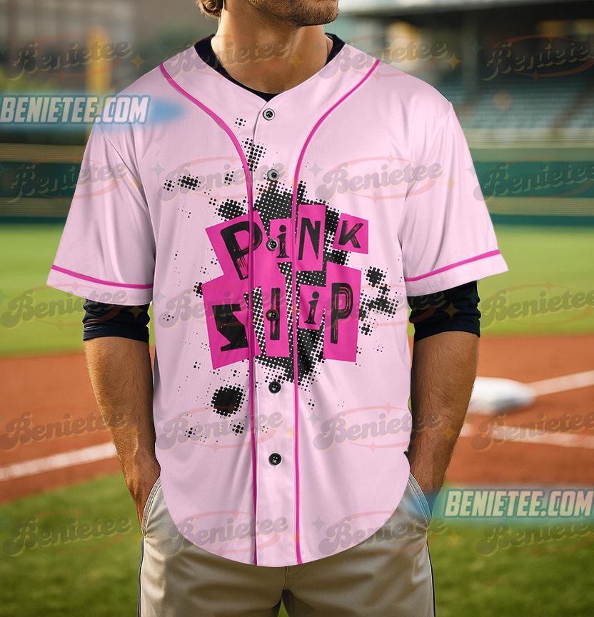 Pink Slip - Freakier Friday Baseball Jersey - Image 5