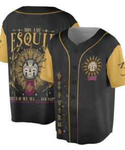Alternative view of Esquie Clair Obscur Expedition 33 Baseball Jersey, Whee Whoo Funny Esquie Jersey, Gamer Gift Shirt
