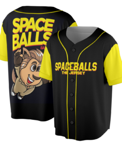 Alternative view of Spaceballs The Jersey Mel Brooks, Space Balls Bros. Baseball Jersey