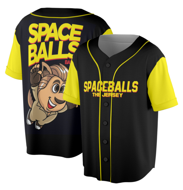 Alternative view of Spaceballs The Jersey Mel Brooks, Space Balls Bros. Baseball Jersey