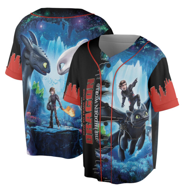 Alternative view of How to Train Your Dragon Toothless 3D Jersey, Movie Jersey, Cute Dragon Toothless