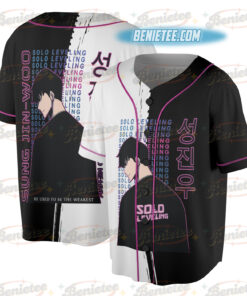 Alternative view of Sung Jinwoo Jersey, Thomas Andre, Statue of God, Solo, Leveling, anime shirt, anime gift, anime Jersey