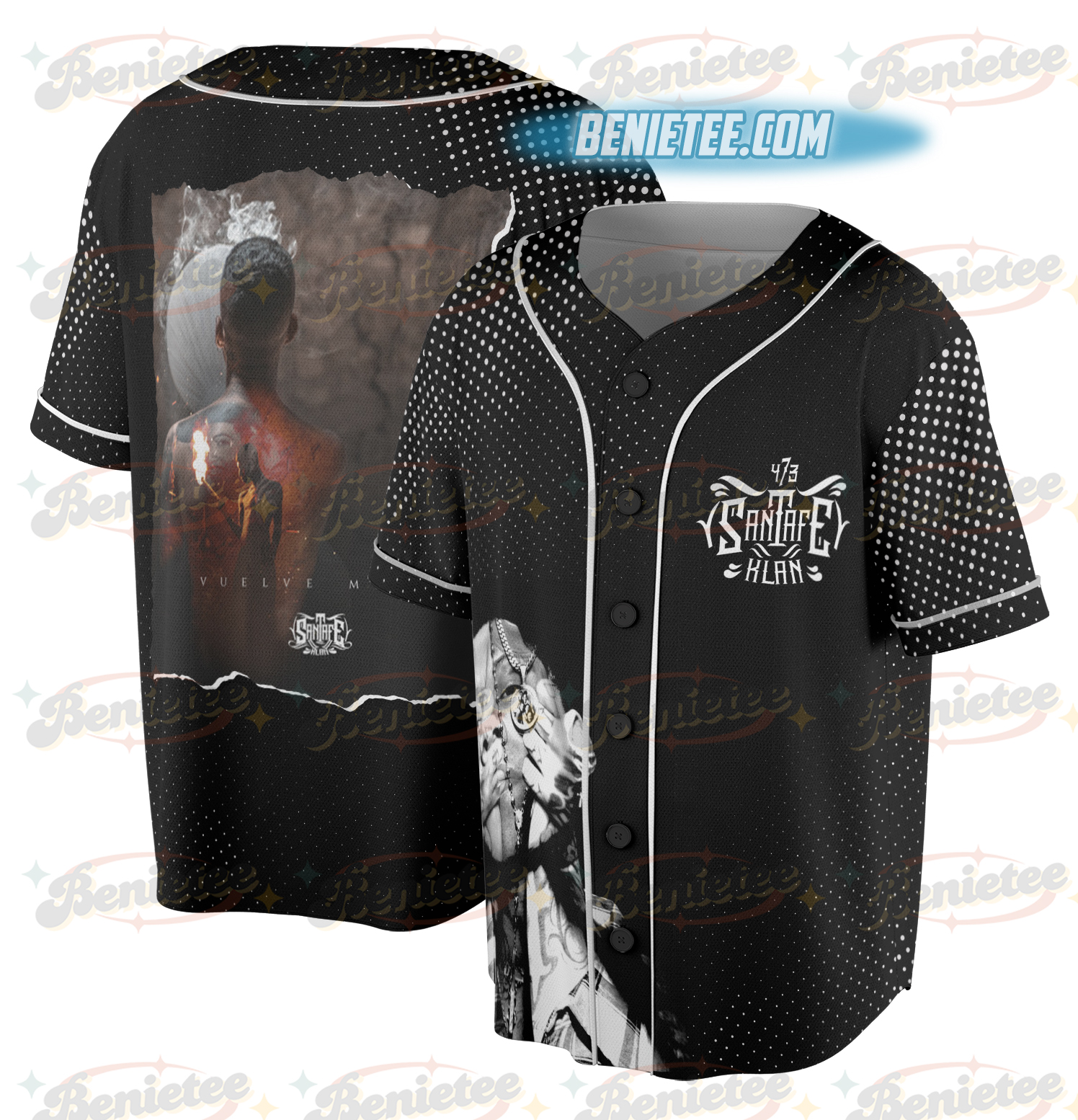 Santa Fe Klan merch Jersey, 473 Jersey, Music Tour 2025, Mexico Concept - Image 2