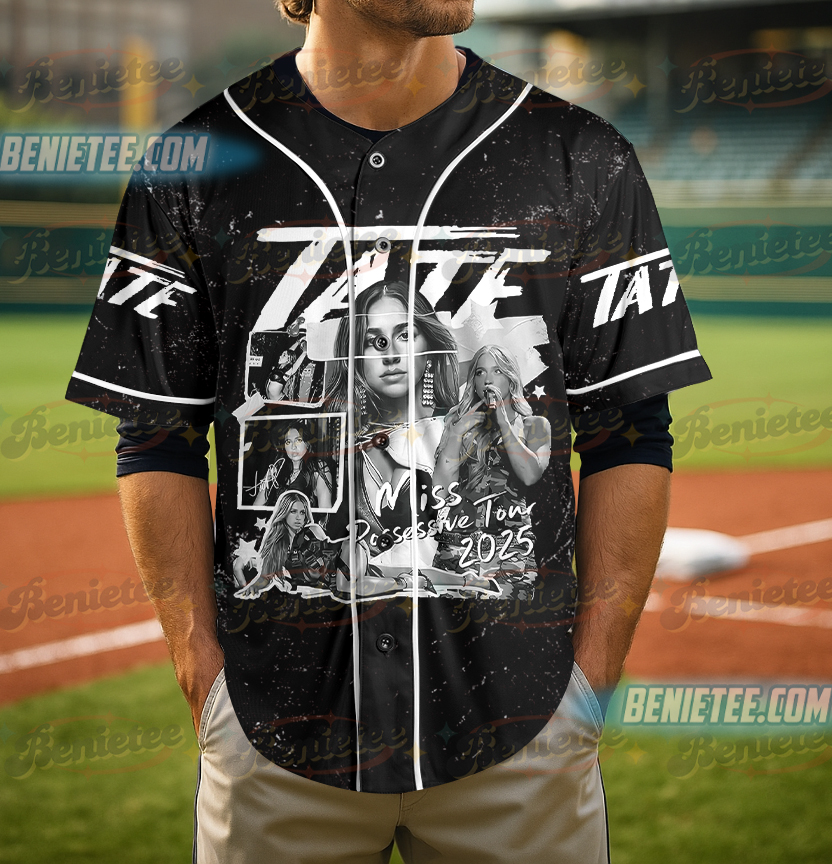 Tate McRae 2025 Concert Tee, Miss Possessive Tour 2025, Tate McRae Fan Gift Jersey, Tate McRae Merch, Tate McRae Graphic Baseball Jersey - Image 4