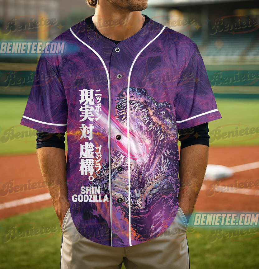 Godzilla Baseball Jersey - Image 4
