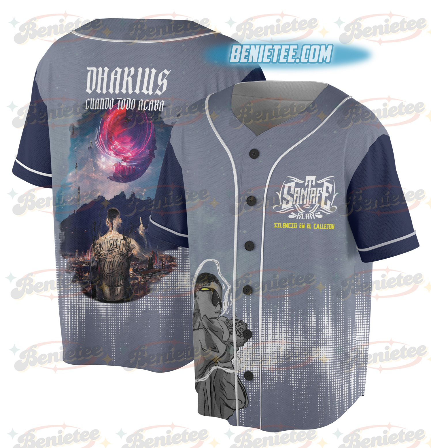 Santa Fe Klan merch Jersey, 473 Jersey, Music Tour 2025, Mexico Concept, - Image 2