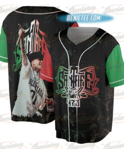 Alternative view of Santa Fe Klan merch Jersey, Music Tour 2025, Mexico Concept