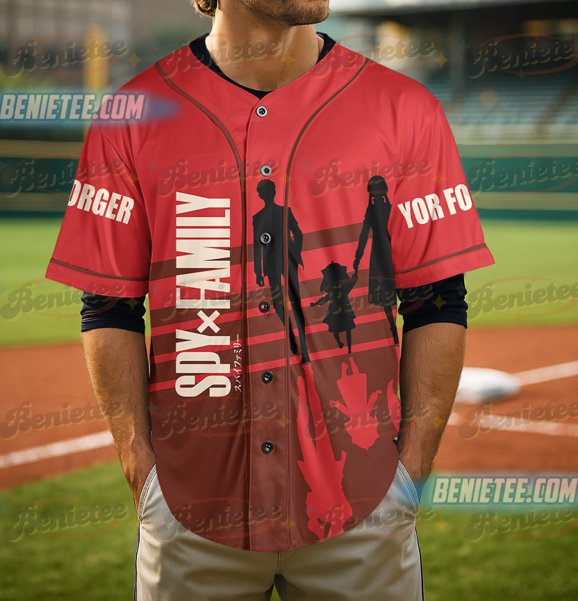 SPY×FAMILY Print T-Shirts Boys Girls Summer, Clothes Bond Forger 3D, Anime Baseball Jersey - Image 4