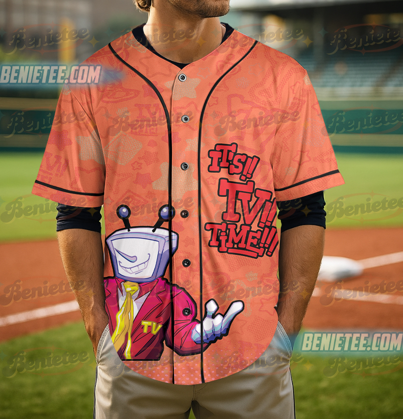 Furry Chapter Tenna Deltarune Game Baseball Jersey - Image 4