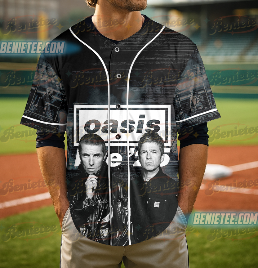 Oasis - World Tour 2025 3D Baseball Jersey - Image 4