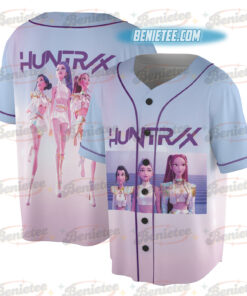 Alternative view of Huntrix Girl Kpop Demo Movie Vintage Shirt, Kpop Demon Hunters Baseball Jersey