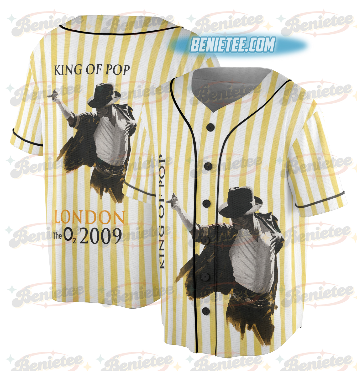 Michael Jackson (Biographical film to be released in 2025) - Original limited edition Jersey from the 17th day of the phantom London performance - Image 2