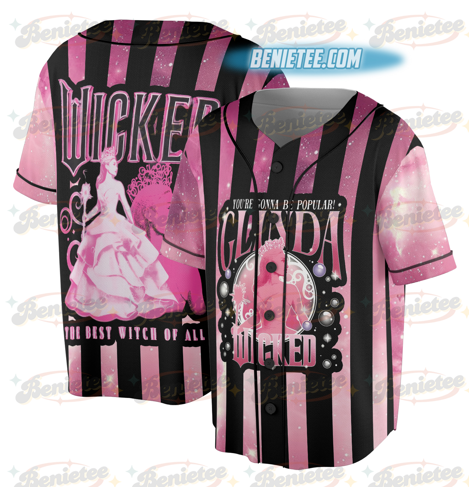 Wicked Glinda Best Witch Relaxed Fit Jersey - Image 2