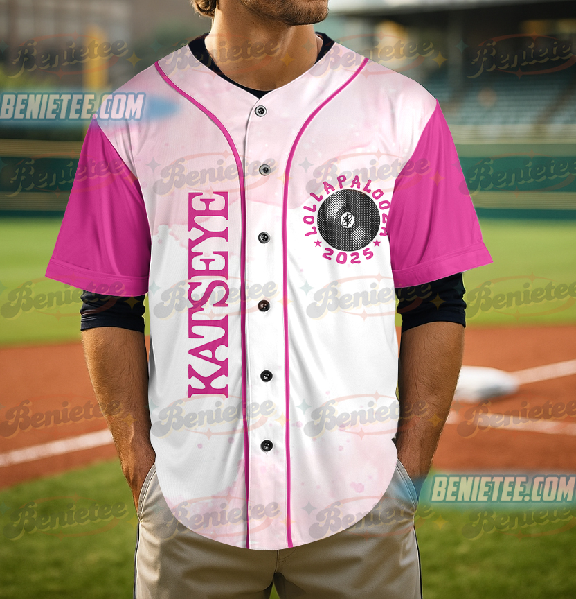 KATSEYE Lollapalooza 2025 Baseball Jersey - Image 4